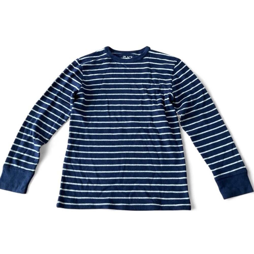 The-children-s-place kids Navy and Blue Shirt